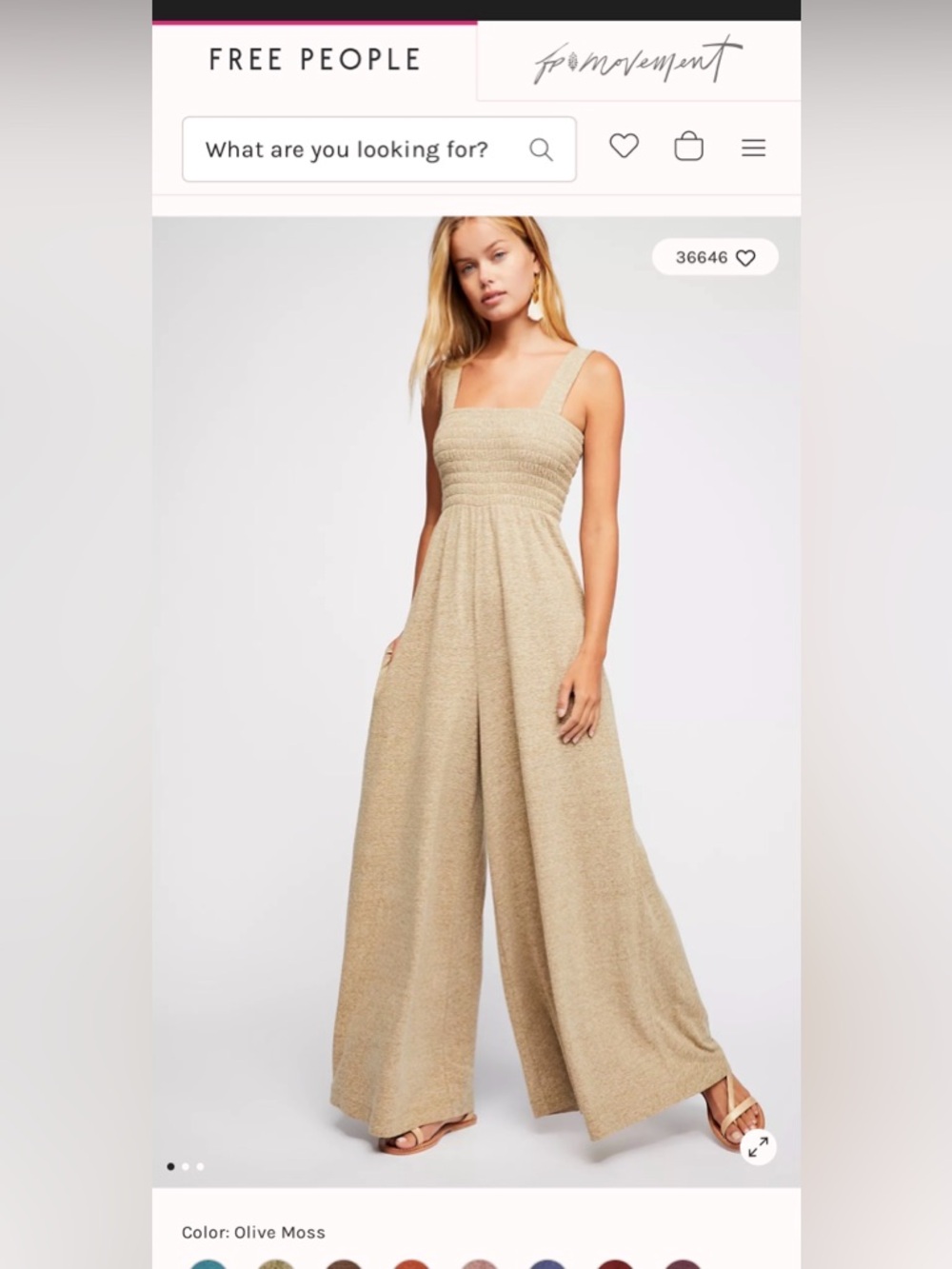 Free People Wide-Leg Jumpsuit